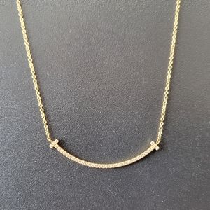 Tiffany T Smile Necklace with Diamonds
